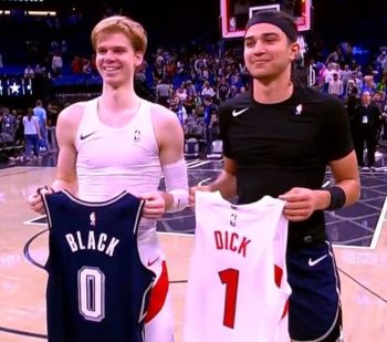 Orlando Magic Delete Anthony Black-Gradey Dick Jersey Swap Photo After Spotting Inappropriate Joke