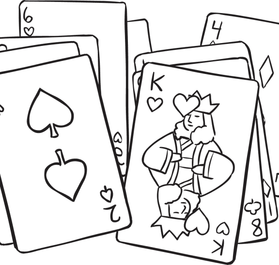 Series of playing cards as used with Card Talk