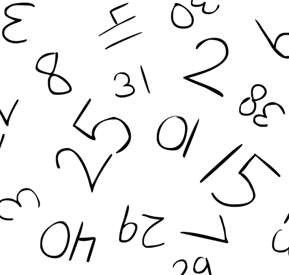 Illustration of Speed Numbers sheet used in team-building programs