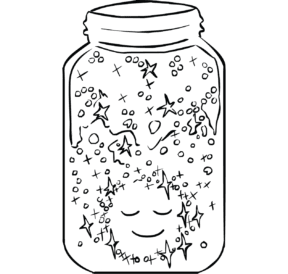 Illustration of dazzling Mindfulness Jar